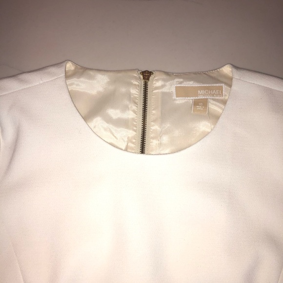 NWT Michael Kors gold studded cream dress - Picture 8 of 15